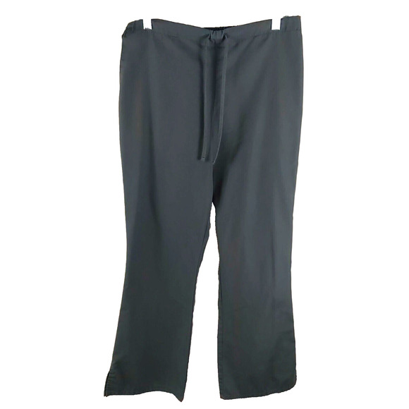 Cherokees Women's Scrub Pants Size Small Gray Tie Elastic Waist PWPT - Picture 5 of 6